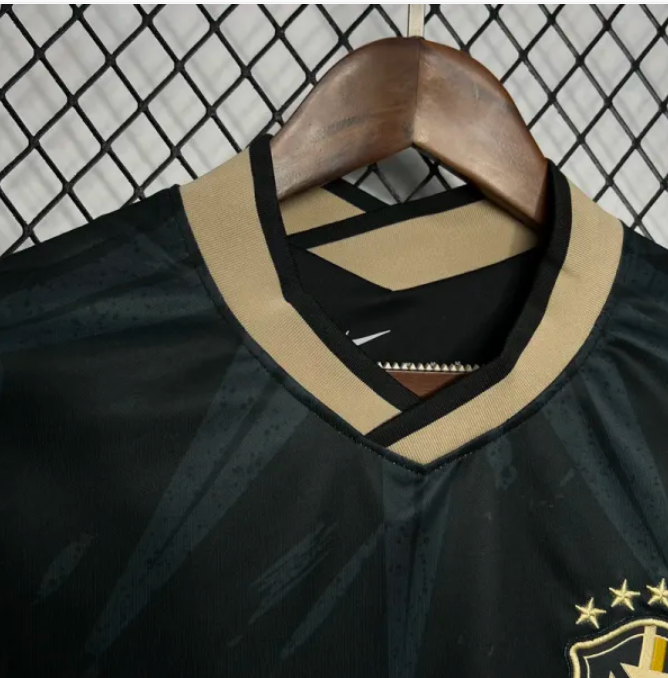 Maillot de supporters du Brésil noir 2022-2023