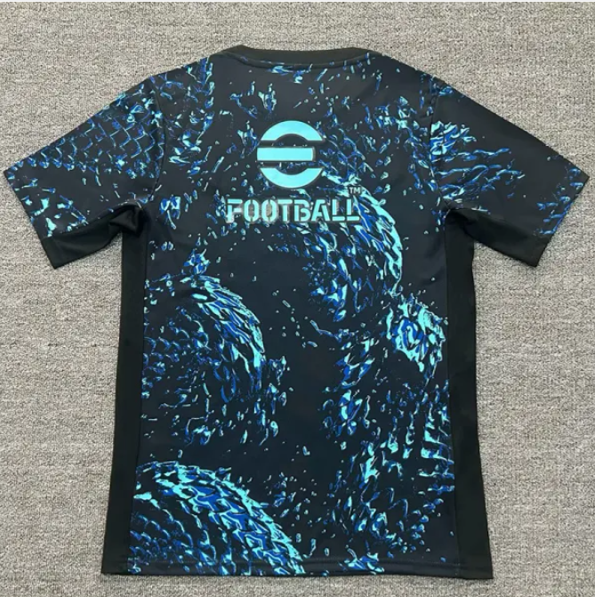 Maillot de football INT 25-26, édition spéciale bleu et noir