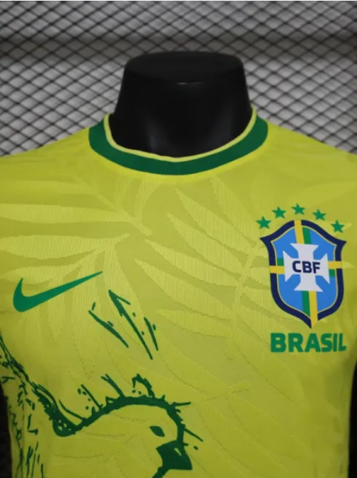 Maillot de football Brésil Jaune Édition Spéciale 22-23