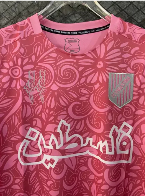 Maillots d'entraînement roses Palestine FC 2024-2025