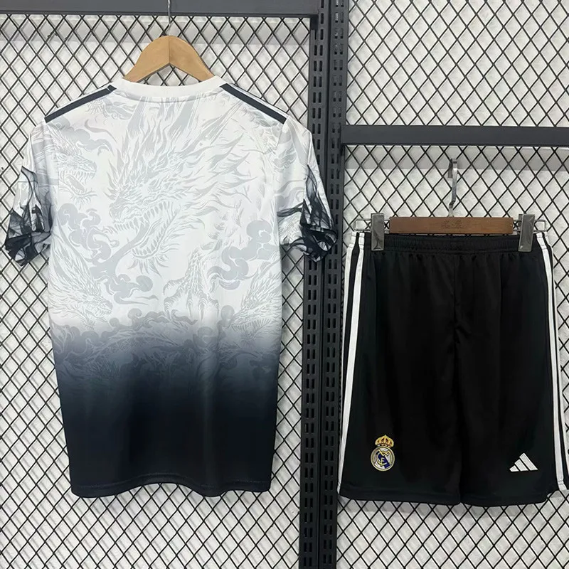 Maillot d'entraînement RMA 25-26, blanc et noir, édition spéciale