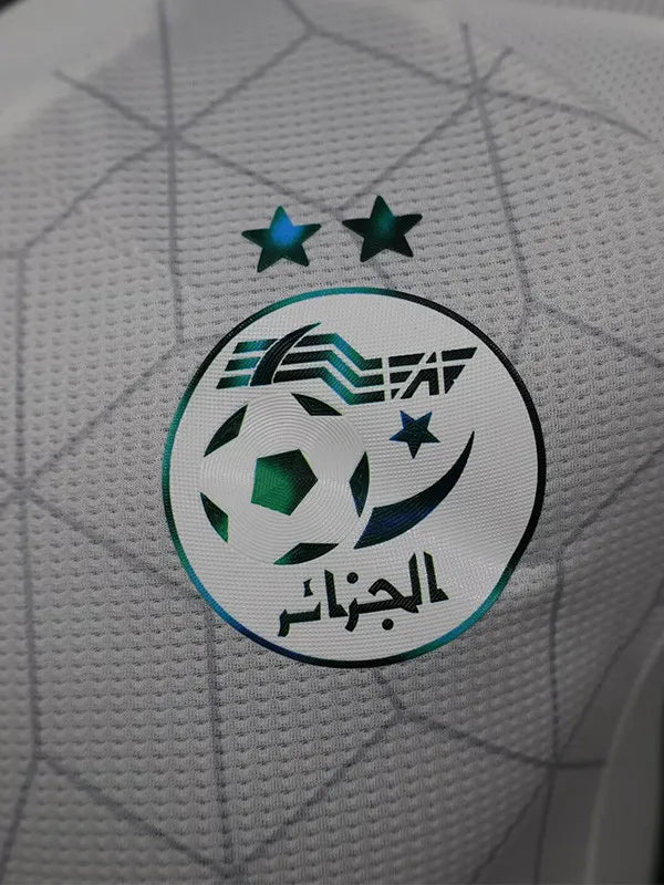 Maillot d'entraînement Algérie Blanc Édition spéciale 24-25