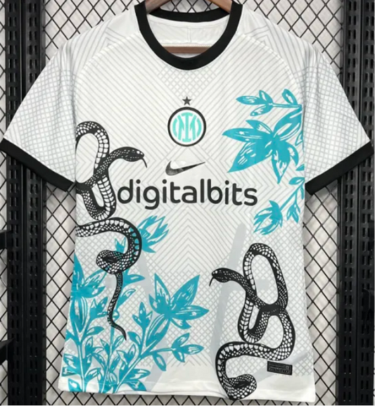 Maillot de football blanc édition spéciale INT 2024