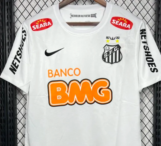 Maillot de football rétro domicile Santos FC 2012-2013