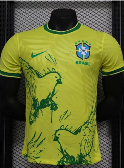 Maillot de football Brésil Jaune Édition Spéciale 22-23