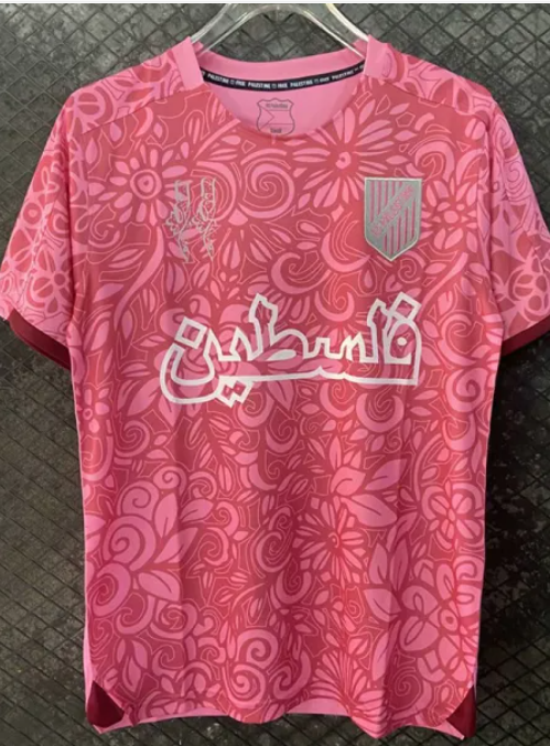 Maillots d'entraînement roses Palestine FC 2024-2025