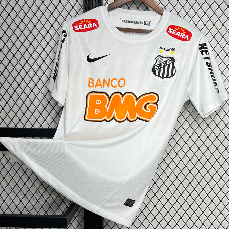 Maillot de football rétro domicile Santos FC 2012-2013